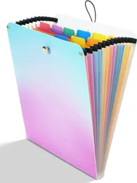 Składanie zapasów 13-panelowych pionowych akordeonów Torba akordeonu szkolna folder Folder Plik Folder Bag kieszonkowy torba biznesowa 231027