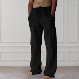 Pantaloni da uomo Pantaloni da uomo Alla moda a vita media Estate Traspirante Comodo abbigliamento maschile