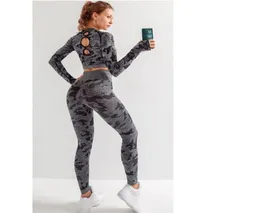 Women Sportswear Yoga Set Litness Gym Cloths Runnis Tennis Shirtpants Yoga Leggings Lawging Workout Sport Suit 20042001W1831988