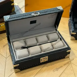 Kosmetyka pudełko biżuterii trumft policentne torby woltolowe skórzane skrzynki zegarkowe 8 męskie zegarek organizator biżuterii