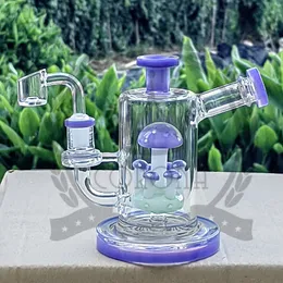 Double Percolator hooah Water Pipe beaker bongs wax oil rigs hookah Multi Function Honeycomb Platinum Cured Silicone