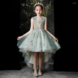 Girl Dresses Little Princess Birthday Dress Children Wedding High-end Western Flower Boy Piano Performance