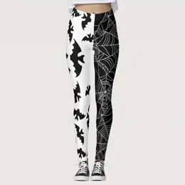 Pantalon actif femmes Leggings Yoga taille Fitness haute course Halloween élastique Legging décontracté femme Sport pantalon