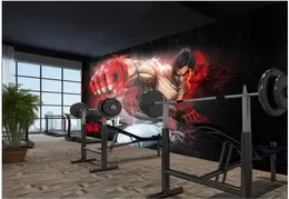 WDBH 3d carta da parati personalizzata po Personalità Creativa Taekwondo Boxe Yoga Arti marziali Palestra decorazioni per la casa 3d murales carta da parati for3802388