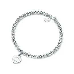 مجوهرات عيد الميلاد TIFF Designer Bracelet Love Heart Bracelet 925Silver Bracelet Bottom