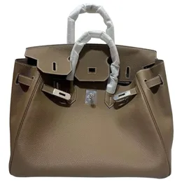 Дизайнерские сумки-тоут Роскошные модные сумки на ремне Кожаная сумка Togo с узором личи Модная универсальная кожаная сумка с пряжкой 25/30/35/40см 2023