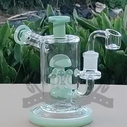 Glasbong Shisha mit Ash Catchers Bongs Glaswasserrauchpfeife Bubbler Pipes