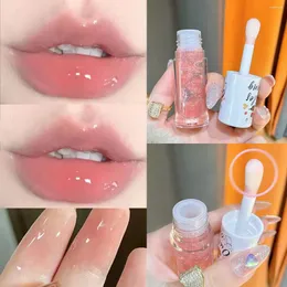 Lipgloss, Pfirsich-Honig-Öl, feuchtigkeitsspendend, feuchtigkeitsspendend, Peeling, aufhellende Linien, Farbmaske