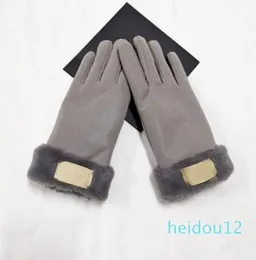 Jesienne solidne rękawiczki kolorowe Europejska Amerykanin dla mężczyzn Women Touch Screen Glove Winter Mobile Smartphone