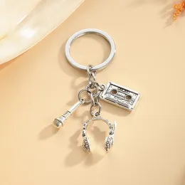 Lanyards For Keys, Car Keychains Set: Earphone, Microphone