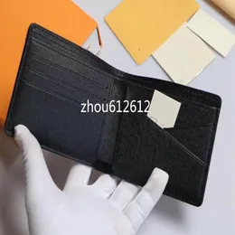 Herrplånbok handväska mode kreditkortshållare kort kontant kompakt ärenden mapp dammare pass m60895292f