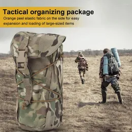 Jaquetas de caça tático molle universal gp bolsa larga saco alto grande capacidade com furo drenagem kit armazenamento militar ao ar livre