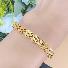 Guldarmband för kvinnor 14k Real Gold Dainty Coff Bangle for Womens smycken Ett uttalande i lyxiga smyckesamling
