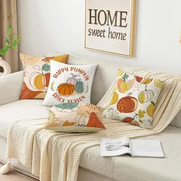 Pillow Bohemian Autumn Pumpkin Decoration Throw Pillowcase Abstract Farmhouse Outdoor Home Sofa