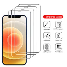 100pcs/lot For iPhone 15 Pro Max Plus Tempered Glass Screen Protector For iPhone 14 13 12 11 XS Max XR 8 7 Plus Screen Film Guard