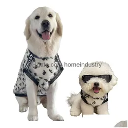 Designer Dog Clothes Summer Apparel Shirts Classic Letter Design Dreatoble Lightweight Mesh Vest Puppy Plover Soft Pet T-Shirts For S DH1zy