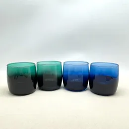 Garrafas de cor gradual garrafa de vidro anti-fogo recipiente de fragrância doméstica interna