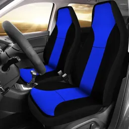 Bilstol täcker stilfull tunna blå linje fantastiska presentidéer paket med 2 universellt främre skyddsskydd