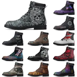 NOVAS Botas Martin clássicas antiderrapantes no outono inverno Tendência versátil legal Personalizada Unissex quente Moda Versátil Botas casuais elevadas 20193