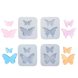 Butterfly Fondant Molds Silicone Mold Car Aromatreatment Gypsum DIY Crystal Drop Glue Baking Mold 1224690