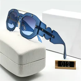 Mode klassische Designer-Sonnenbrille für Männer Frauen Sonnenbrille Luxus polarisierte Pilot übergroße Sonnenbrille UV400 Brillen PC-Rahmen Polaroid-Objektiv S012