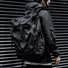 Rucksack Herren Premium Oxford 15,6 Zoll Laptop Multifunktions Langlebig Einzigartig Große Kapazität Schnalle Outdoor Reisen Arbeit Sporttasche