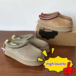 Tasman Cali Wave Sport Slipper Herren Damen Große Größe 36-46 Tazz Slides Australian Mini Boot Slipper Pelz Slides Klassische Plateaustiefel Wildleder Wolle Winter Wollstiefel DI4O