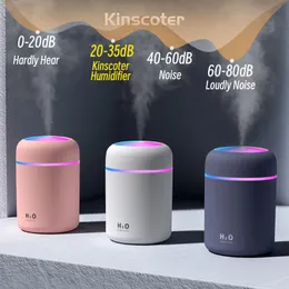 300 мл H2O увлажнитель воздуха портативный мини-USB аромадиффузор с прохладным туманом для спальни, дома, автомобиля, очиститель растений, Humificador