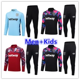 2023 West Hams soccer tracksuit L. PAQUETA WEST SCAMACCA RICE kits LANZINI ANTONIO Hams NOBLE VLASIC UNITED 22/23 WHU football tracksuits BENRAHMA MEN Equipmen