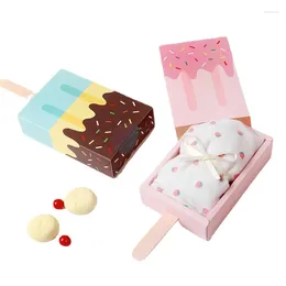 Wrap Prezent 40pcs Popsicle kształt cukierki Pakiety Pakiety worki imprezowe worki ślubne