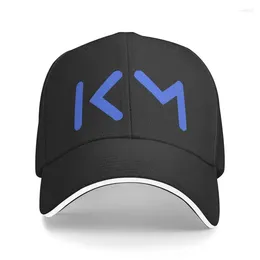 Berets clássico azul km mbappe futebol boné de beisebol homens mulheres personalizado ajustável unisex pai chapéu verão