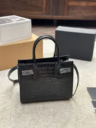 Borsa tote di alta qualità borsa da donna firmata fatta a mano Borse di design di lusso classico moda pelle di alligatore modello portafoglio pochette pochette logo firmato