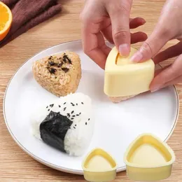 زجاجات التخزين DIY السوشي العفن Onigiri Ball Ball Food Press Maker Triangular Maker اليابانية Home Home Kitchen Bento Tool