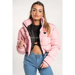 المصممين سترات سترات منتفخة معطف Dwon Designer Womens P Letter Button Letters قمصان مصممة مصمم للسترات Windbreaker Thich S-L