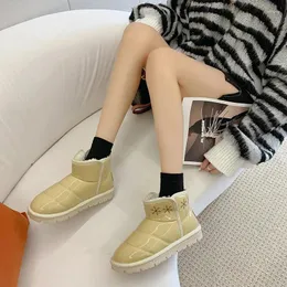 Boots 2023 Fashion Women Wool Snow Warm and Winter Winter Short Short Flat Shoes 4922