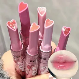 Lip Gloss 3 PCS Jardim Rosa Sólida Geléia Espelho Água Fade Linha Hidratante Hidratante Esmalte Batom