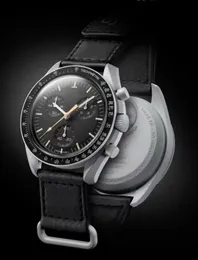 Bioceramic Planet Moon Mens الساعات كاملة الوظيفة Quarz ساعة مراقبة Mission to Mercury 42mm Limited Limited Edition Master Wristwatches 2024