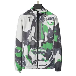 Nowa designerska kurtka Mens Spring Autumn Płaszcz Windrunner Fashion Hooded Jackets Sports Windbreaker Casual Zapip Coats Man Ubranie odzieży wierzchniej