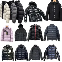 Designer Mens Down Jackets broderade märke Kvinnor Huven Ytterkläder Parkas Winter Warm Puffer Jacket Herrkläder