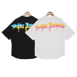 メンズTシャツパームパームエンジェルPa harajuku ss春の手紙プリンティングルクスリスTシャツルーズ特大ホップユニセックス半袖ティーエンジェルcrk