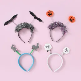 Acessórios de cabelo Bebê Halloween Abóbora Hoop Spoof Bat Ablaze Hallows' Day Headbands Terno Crianças Crianças Itens