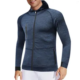 Giacche da uomo Cappotto Cowboys Uomo per lo sport Felpa con cappuccio elasticizzato Cappotti Collant Top Asciugatura rapida Fitness Giacca da allenamento Running 6x Rain