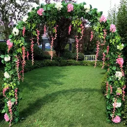 Party Decoration Wedding Props Iron Arch Wall Artificial Flower Stand Metal Home Holiday Celebration Pography Shelf Balloon