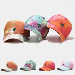 Regulowany kapelusz baseballowy kamizelki Hip Kobiety Hip Sun unisex czapka mężczyzn w barwionych krawat