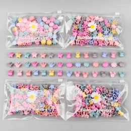 ヘアアクセサリー30pcs/bagミニキュートクリップ