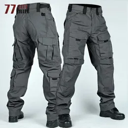 Herrenhose, taktische Cargohose, Herren, mehrere Taschen, verschleißfeste Militärhose, Outdoor-Training, Wandern, Angeln, lockere Freizeithose, männlich, 231027