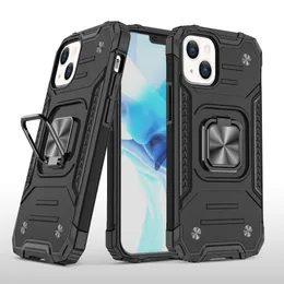 Rugged Military Grade Armor Phone Case for iPhone 15 14 13 12 Pro Max Plus 11 XR XS Max Anti-fall Car Holder Ring Holder Kickstand Cover