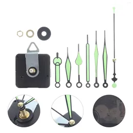 Clocks Accessories 1 Set Wall Clock Movement Mute Mechanism Parts Glow In The Dark Hands