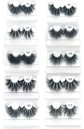 30 mm Nerz-Wimpern, 3D, flauschig, weich, falsche Wimpern, Wispy Lashes, großes transparentes Tablett, Etikett, Make-up, dramatisch, lang3460261