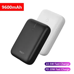 22,5 W Fast Charge Power Bank 9600MAH Zewnętrzna ładowarka akumulatorowa na iPhone 14 Huawei Samsung PD 20W Powerbank dla Xiaomi